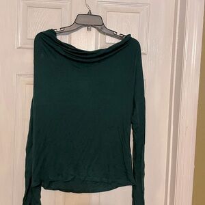 Dark green long sleeved